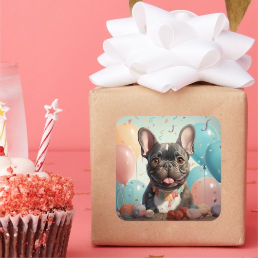 Cute dog sticker (Feest)