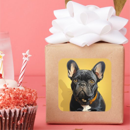 Cute dog sticker (Feest)