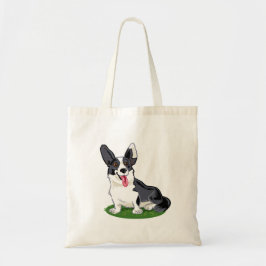Cute dog tote bag