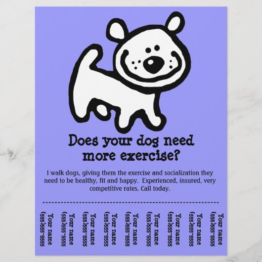 CUTE Dog Walker  promo Flyer (Voorkant)