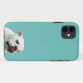 Cute dog white Bulldog Case-Mate iPhone Case (Achterkant (horizontaal))