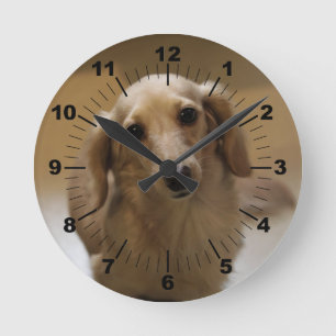 Cute doggy ronde klok