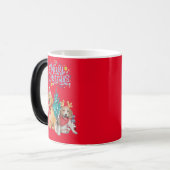 Cute dogs kermas magische mok (Voorkant links)