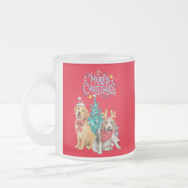 Cute dogs kermas matglas koffiemok