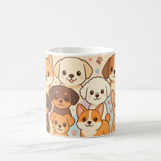 Cute dogs mug (Centre)