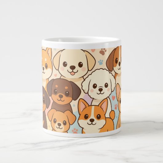 Cute dogs mug (Devant)