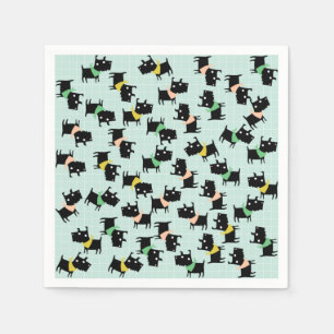 Cute Dogs Paper Napkins Servet