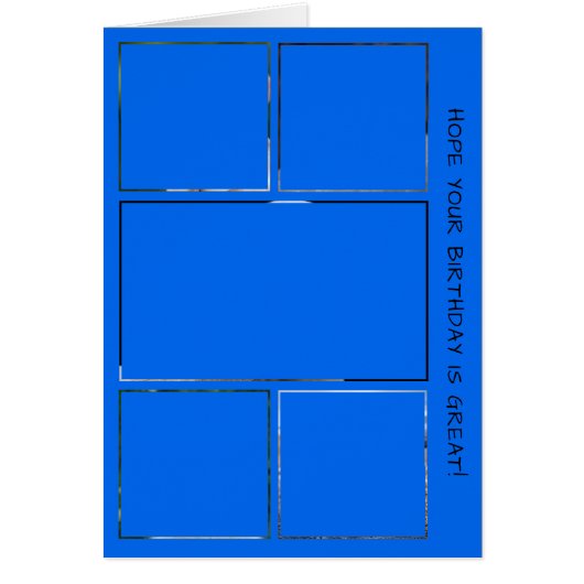 Cute Dogs Photo Birthday Collage (Voorkant)