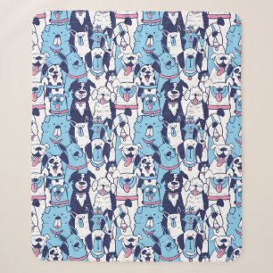 Cute Dogs Sherpa Blanket Deken