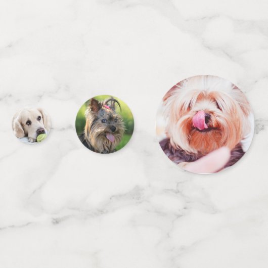 Cute Dogs table confetti (Derrière)