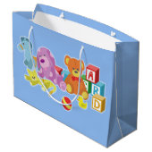 Cute Dolls (blauw) Groot Cadeauzakje (Achterkant Gekanteld)