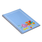 Cute Dolls (blauw) Notitieboek (Rechterzijde)