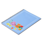 Cute Dolls (blauw) Notitieboek (Linkerzijde)