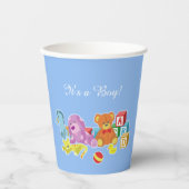Cute Dolls (Blue Paper Cup) Papieren Bekers (Voorkant)
