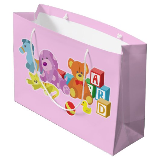 Cute Dolls (roze) Groot Cadeauzakje (Achterkant Gekanteld)