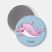 Cute Dolphin, aangepaste magneten (Voorkant / Achterkant)