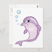Cute Dolphin Briefkaart (Voorkant / Achterkant)