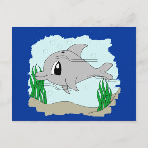 Cute Dolphin Briefkaart