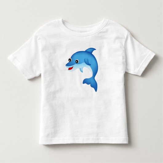 Cute dolphin kinder shirts (Voorkant)