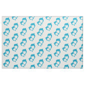 Cute Dolphin Pattern Stof (Yard (91,4 cm))