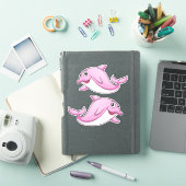 Cute Dolphin-stickers Sticker (iPad Cover)
