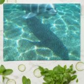 Cute Dolphin Theedoek (Gevouwen)