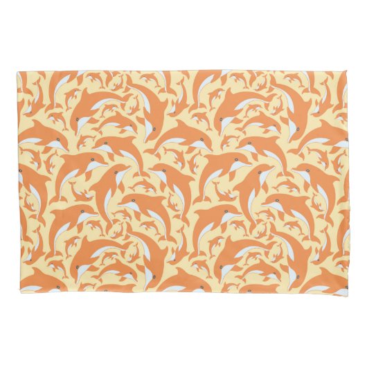 Cute Dolphins Kussensloop (Voorkant)