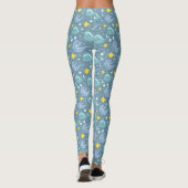 Cute Dolphins Leggings (Achterkant)