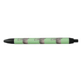 Cute Donkey Gray Burro Zwarte Inkt Pen (Voorkant)