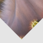 Cute Donkey met bloeiende cactus Tissuepapier (Detail)