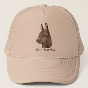 Cute donkey original lifelike tekening art trucker pet