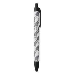 Cute donkey potlood tekenend monochrome realistisc zwarte inkt pen