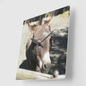 Cute Donkey Wall klok (Hoek)