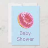 Cute Donut Baby shower Kaart (Voorkant)