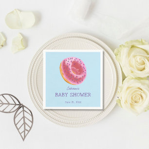 Cute Donut Baby shower Servet