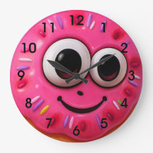Cute Donut Gezicht Kinderen Design