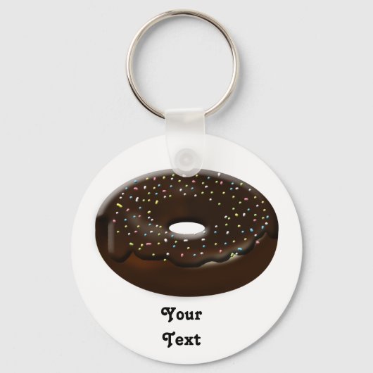 Cute Donut Sleutelhanger (Voorkant)