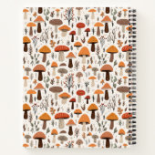 Cute Doodle Champhrooms Motif | Carnet Spiral (Dos)
