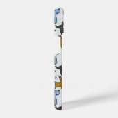 Cute Doodle Dog Patroon iPhone Hoesje (Rechterkant)