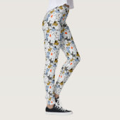 Cute Doodle Dog Patroon Leggings (Rechts)