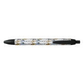 Cute Doodle Dog Patroon Zwarte Inkt Pen (Achterkant)