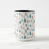 Cute Doodle Forest Pattern Mok (Midden)