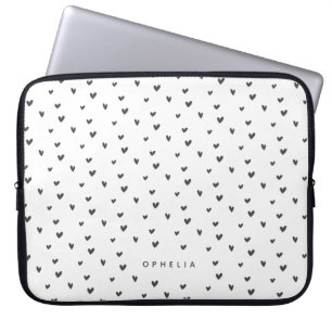 Cute Doodle Heart Patroon Laptop Sleeve