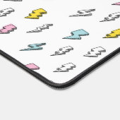 Cute Doodle Lightning Bolt Pattern Bureaumat (Hoek)