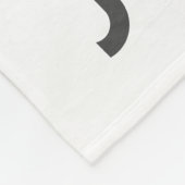 Cute Doodle Lightning Bolt Pattern Fleece Deken (Hoek)