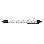 Cute Doodle Lightning Bolt Pattern Zwarte Inkt Pen (Bodem)