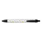 Cute Doodle Lightning Bolt Pattern Zwarte Inkt Pen (Achterkant)
