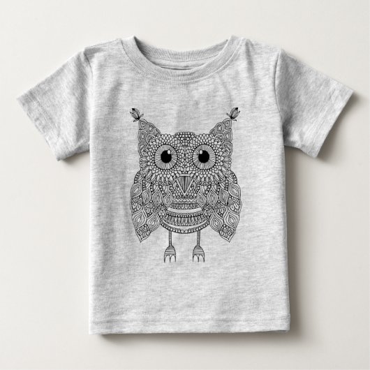 Cute Doodle Owl (Voorkant)