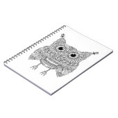 Cute Doodle Owl Notitieboek (Linkerzijde)