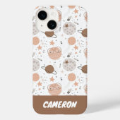 Cute Doodle Planet Pattern Case-Mate iPhone Case (Achterkant)